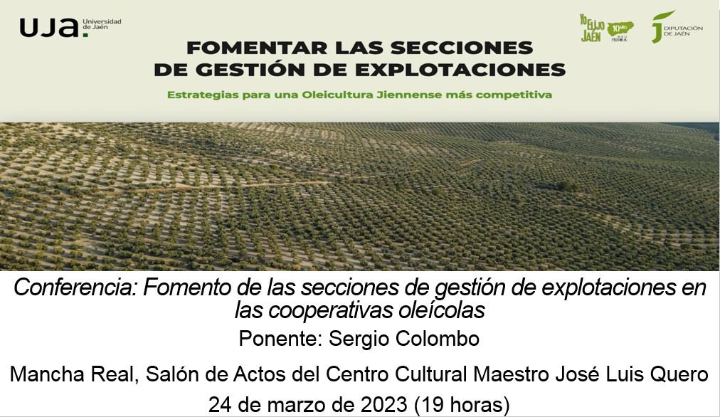 Fomentar las secciones de gestión conjunta de explotaciones, Mancha Real (24 marzo 2023)