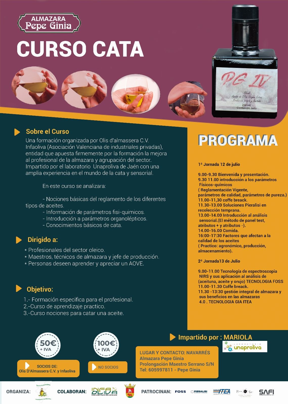 12-13 JULIO 2023 Curso de Cata