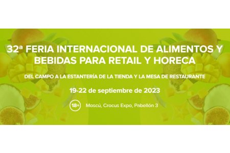 20-23 SEPTIEMBRE 2022<br>World Food Moscú