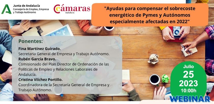 25 JULIO 2023 Ayudas para compensar el sobrecoste energético de Pymes y Autónomos especialmente afectadas en el 2022