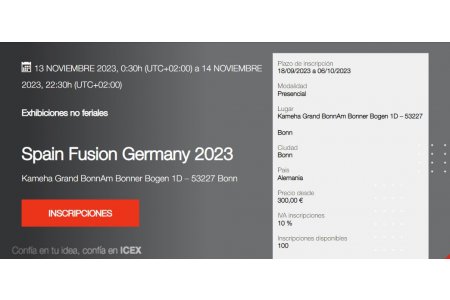 13 NOVIEMBRE 2023<br> Spain Fusion Germany