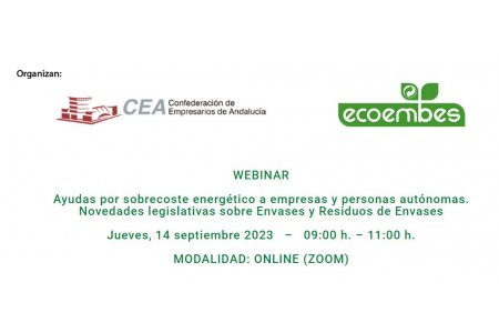 14 SEPTIEMBRE 2023<br>Ecoembes. Normativa de envases y Residuos de envases 