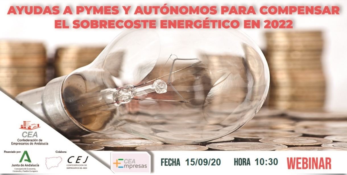 15 SEPTIEMBRE 2023 Ayudas a PYMES Y Autónomos para compensar el sobrecoste energético en  2022