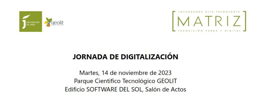 14 NOVIEMBRE 2023 JORNADA DE DIGITALIZACIÓN