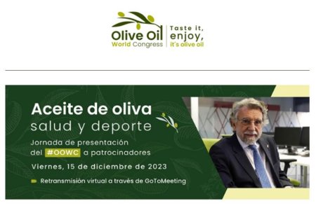 15 DICIEMBRE 2023<br>Aceite de oliva salud y deporte
